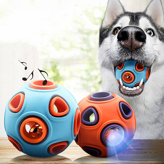 Sound Effects With Glowing Dog Toy Ball