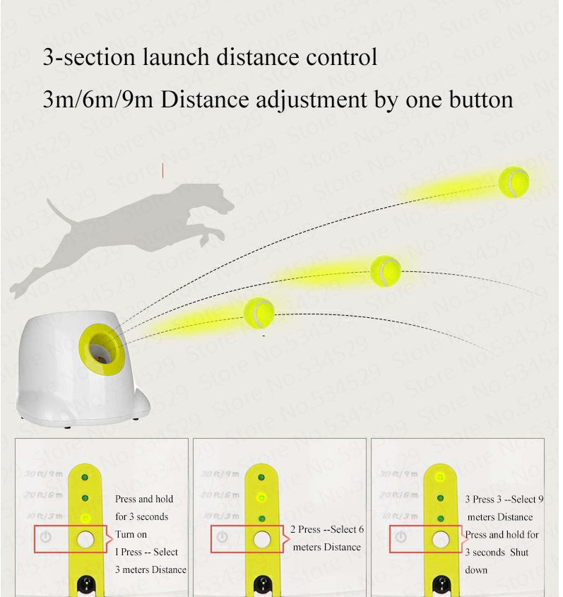 Automatic Interactive Ball Launcher for Dogs