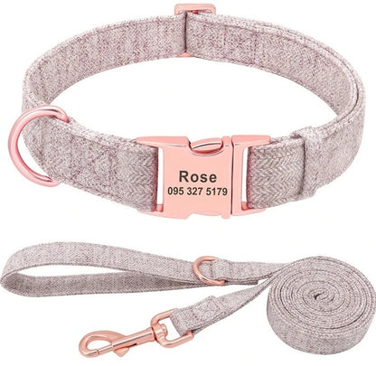 Engraved Anti-Lost Dog Collar