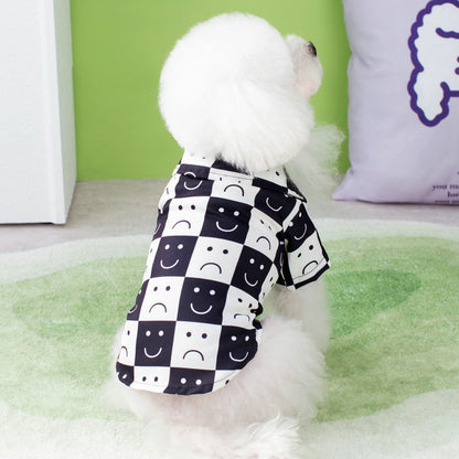 Checkered Pattern Dog Apparel