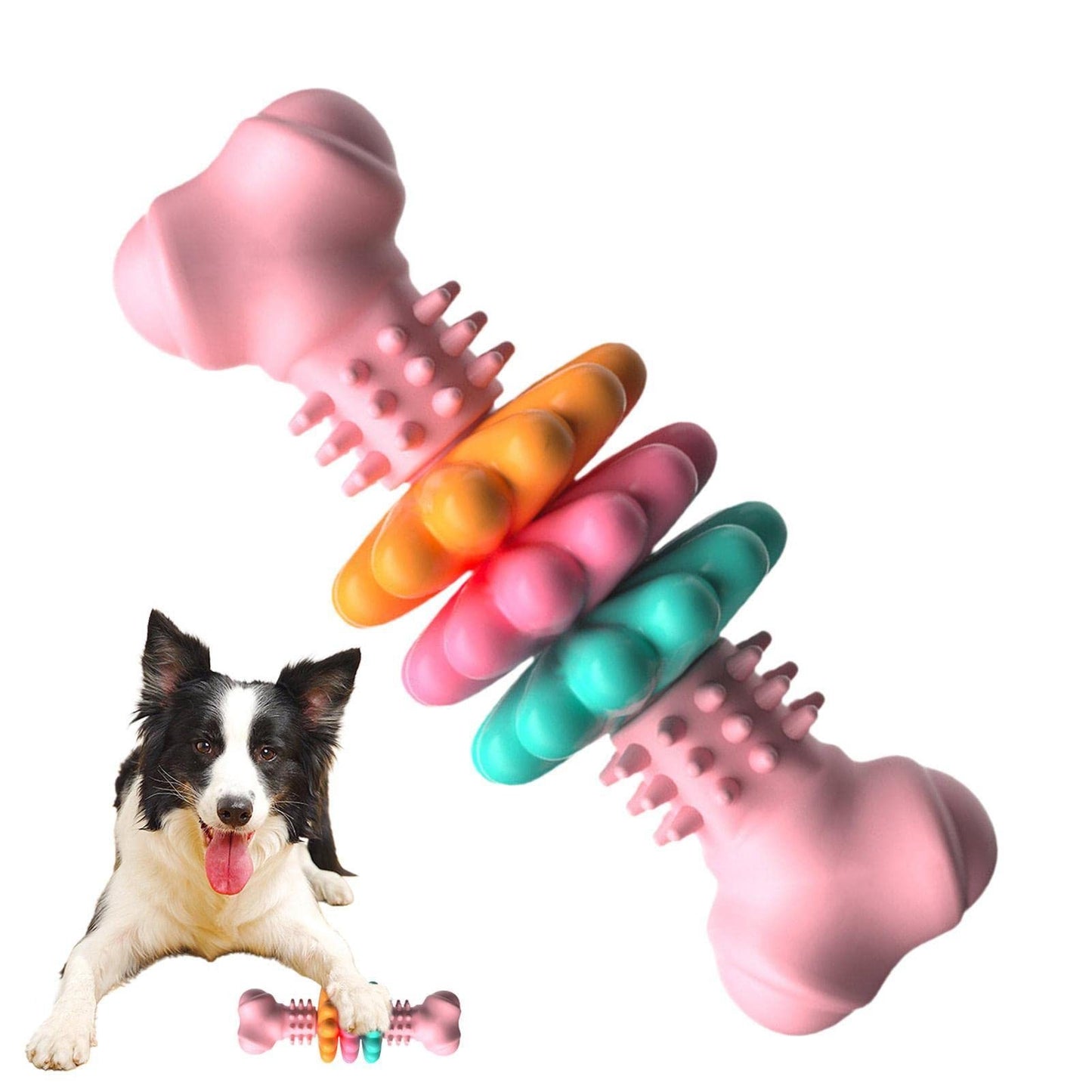 Bite-Resistant Dog Bone Chew Toy