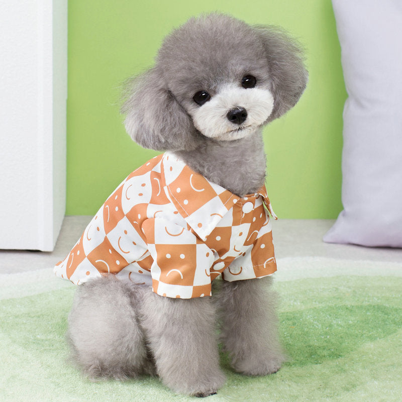 Checkered Pattern Dog Apparel