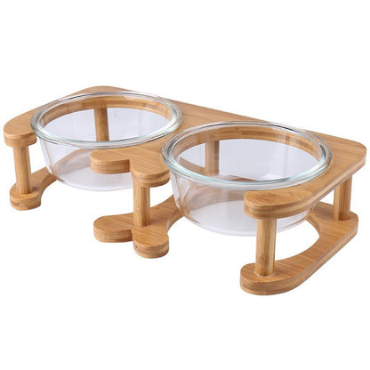 Modern Glass Pet Bowl