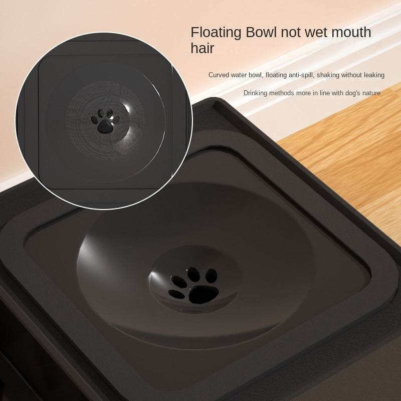 Dog Double Bowls Stainless Stand