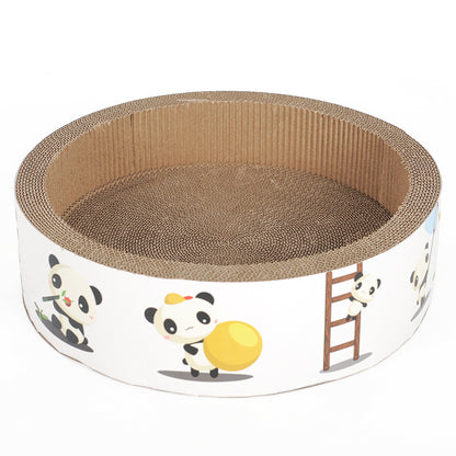 Corrugated cat scratcher