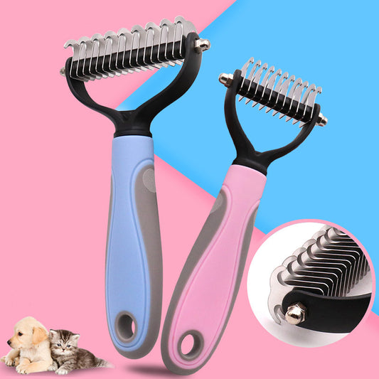 Stainless Double-Sided Pet Brush