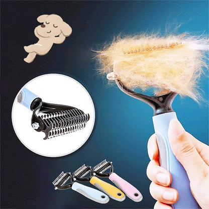 Stainless Double-Sided Pet Brush