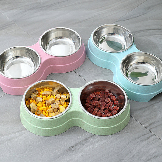 Pet Food and Water Feeder Bowl