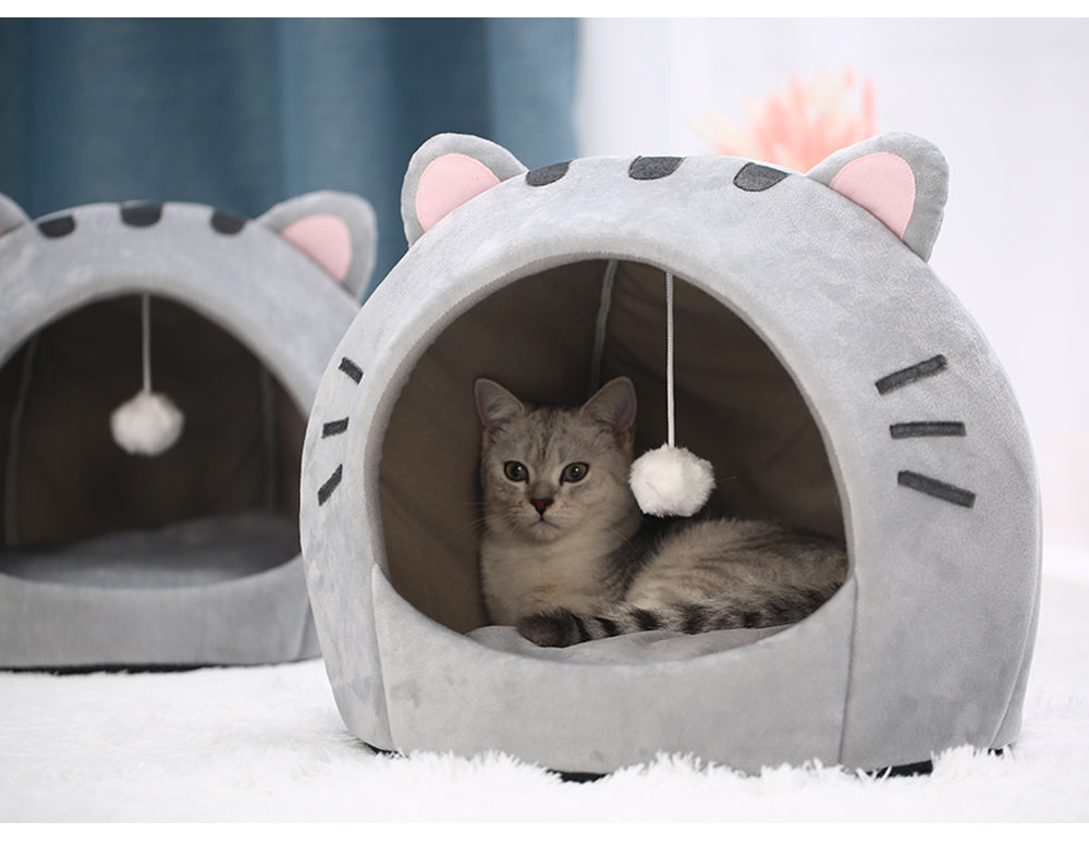 Lovely Cat Bed Warm Pet House