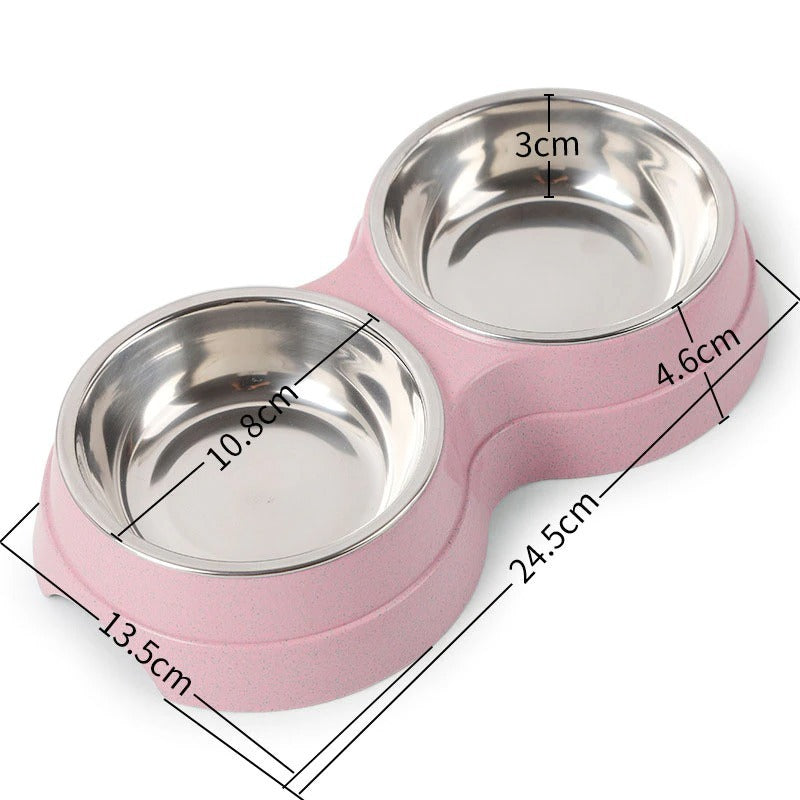 Pet Food and Water Feeder Bowl