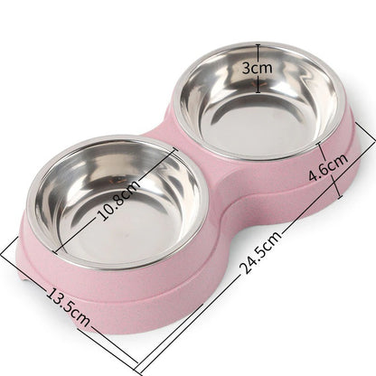 Pet Food and Water Feeder Bowl