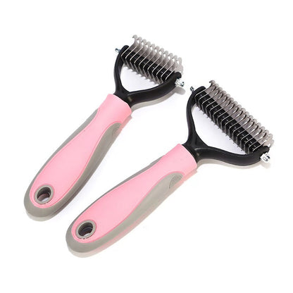 Stainless Double-Sided Pet Brush