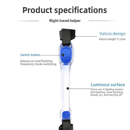 Waterproof LED Dog Leash Light – Anti-Lost Night Visibility Safety Pendant