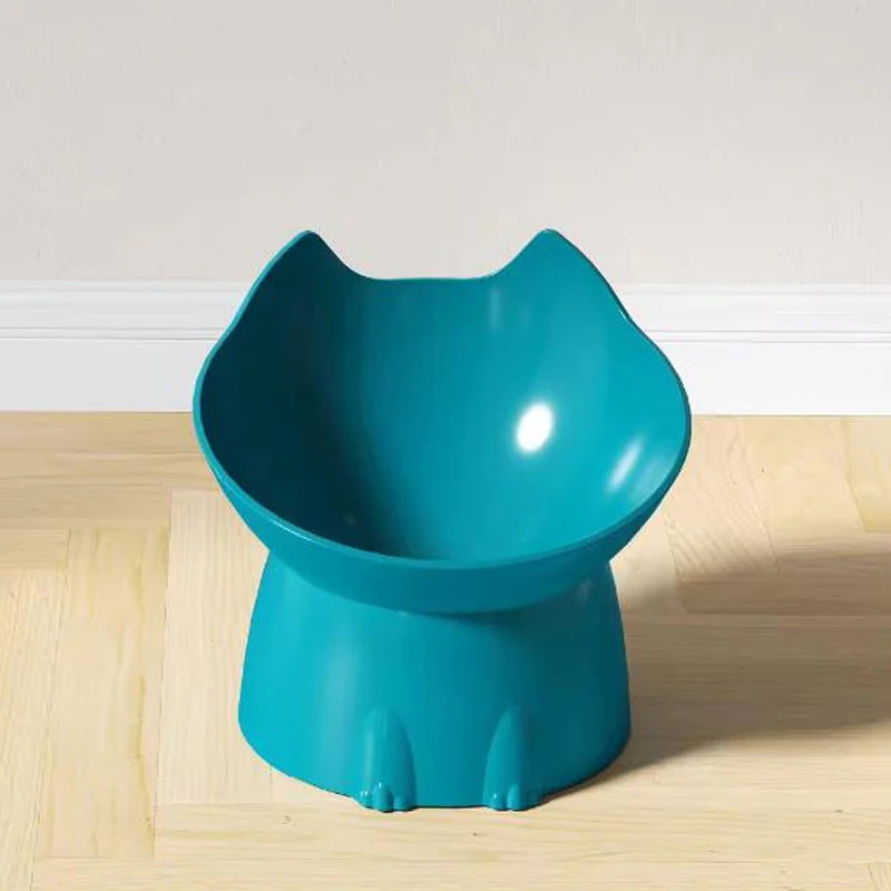 Ergonomic Elevated Cat & Dog Bowl – Anti-Spill & Neck Protection Design