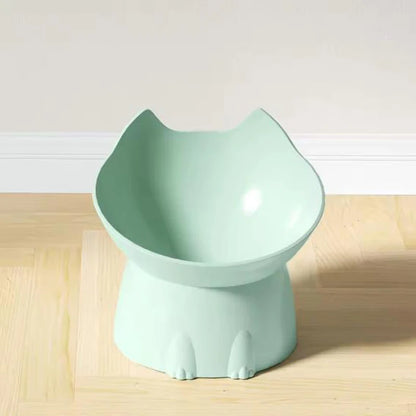 Ergonomic Elevated Cat & Dog Bowl – Anti-Spill & Neck Protection Design