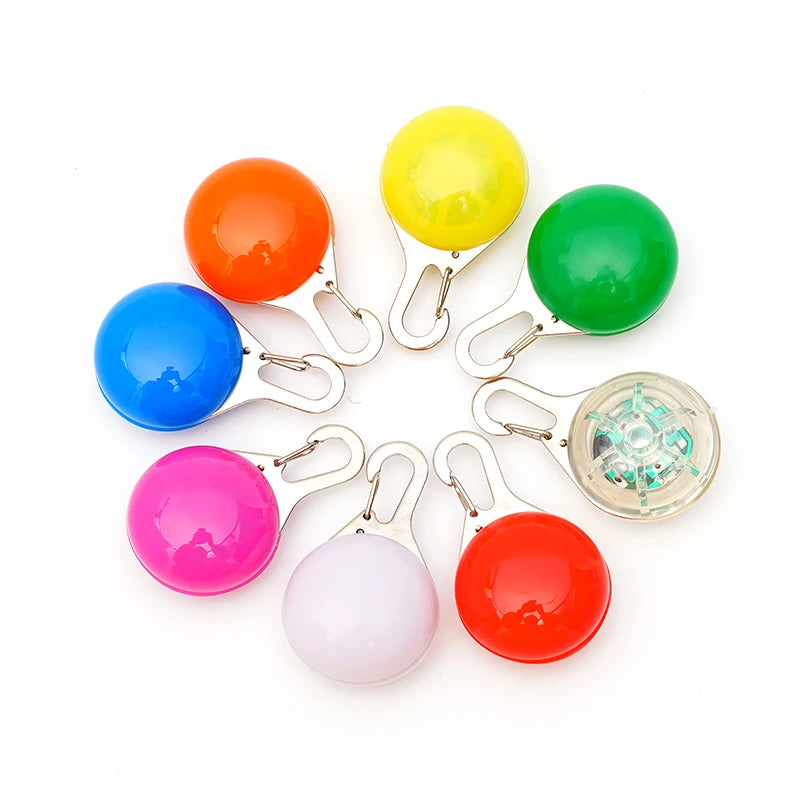 LED Collar Pendant Light – USB Bright Safety Clip for Dogs & Cats