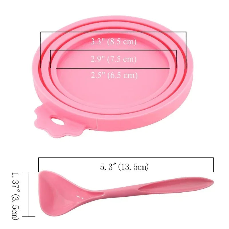 Reusable Silicone Pet Can Cover