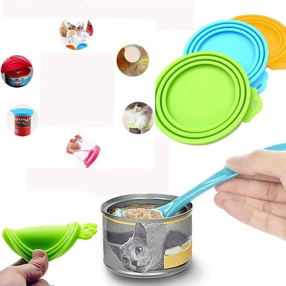 Reusable Silicone Pet Can Cover