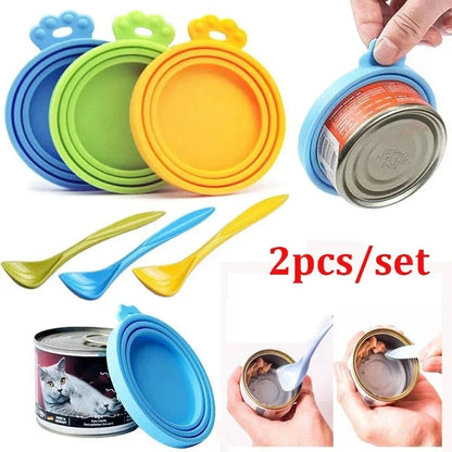 Reusable Silicone Pet Can Cover