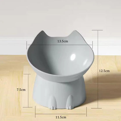 Ergonomic Elevated Cat & Dog Bowl – Anti-Spill & Neck Protection Design