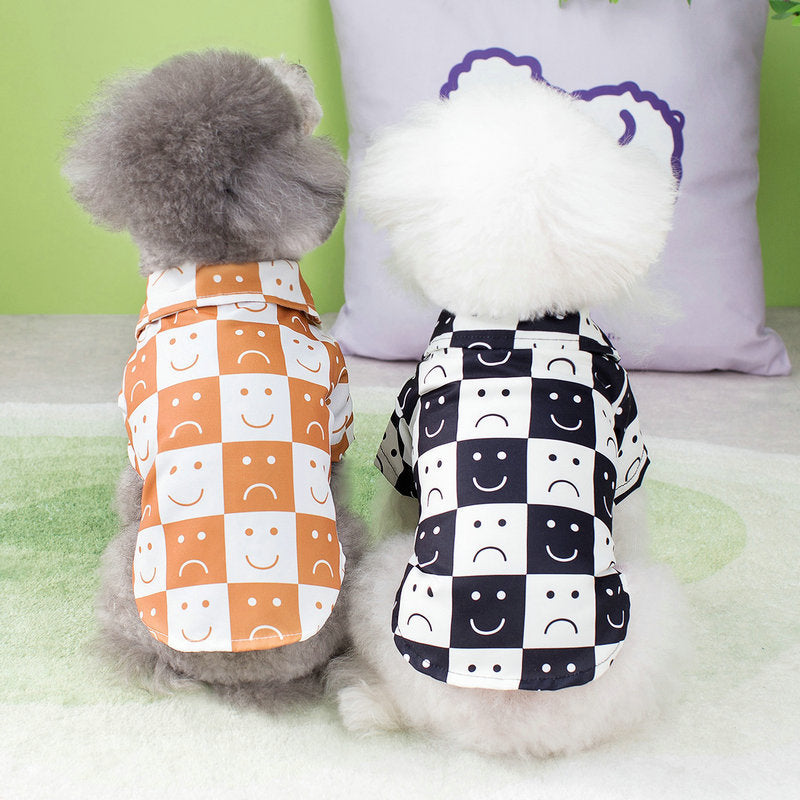 Checkered Pattern Dog Apparel