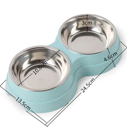 Pet Food and Water Feeder Bowl