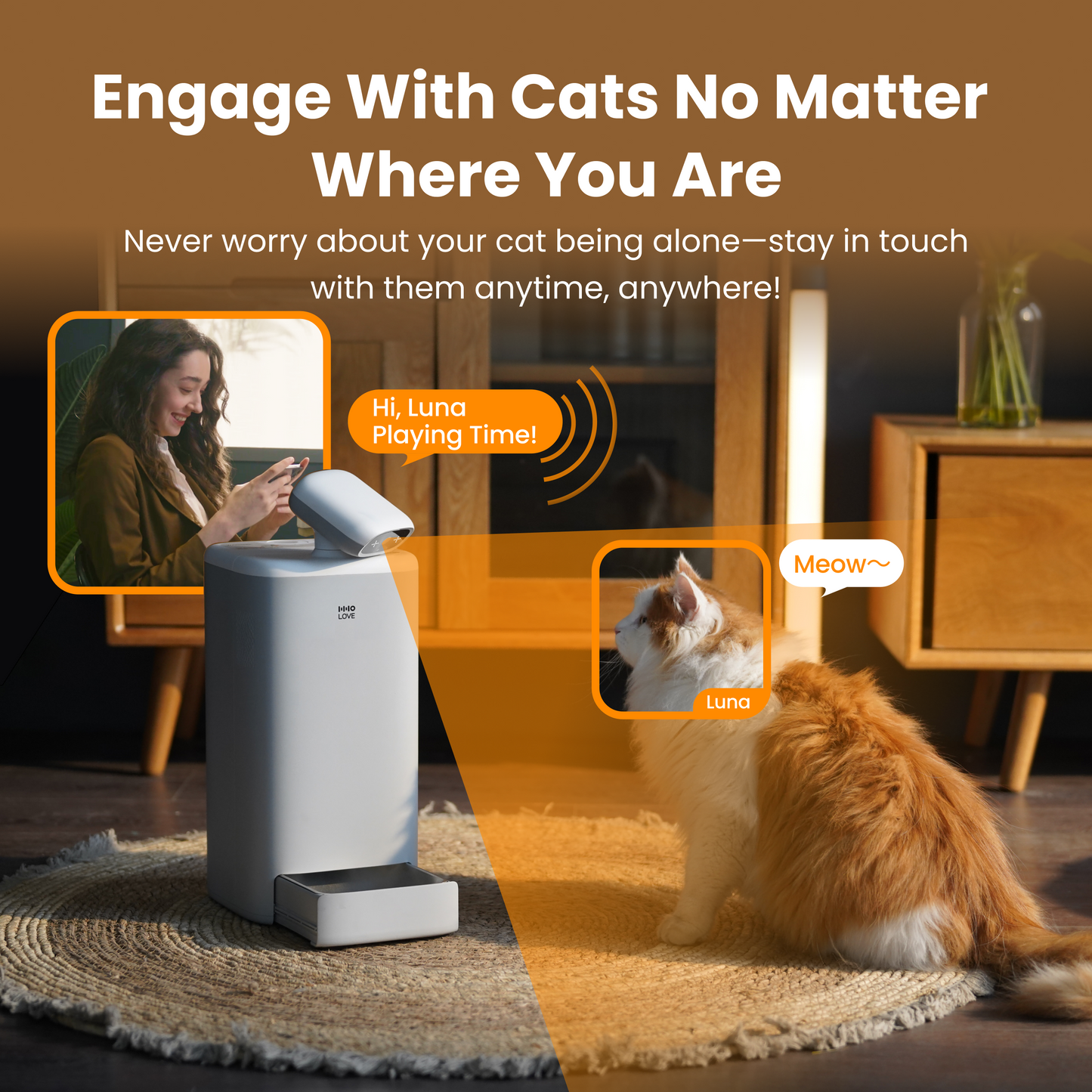 Premium Automatic Cat Feeder Camera