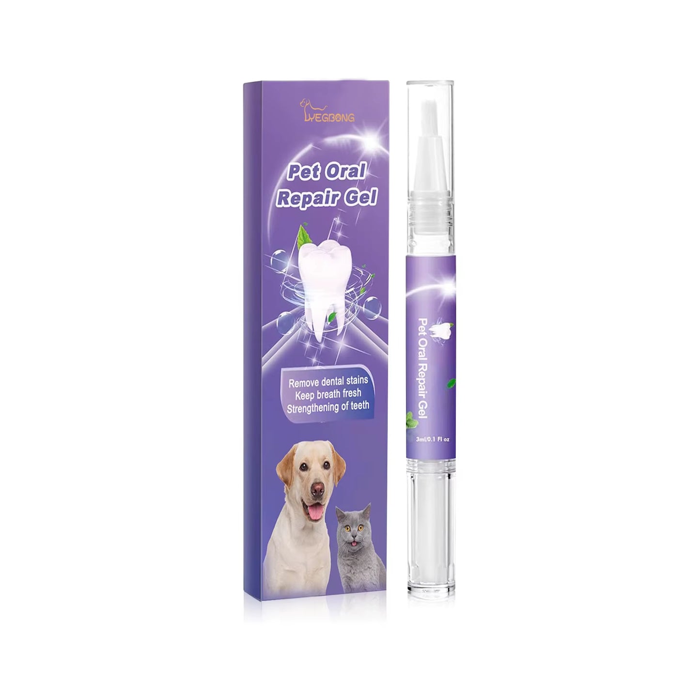 Freshpaws™ Pet Oral Repair Gel – the Ultimate Smile Saver for Cats & Dogs