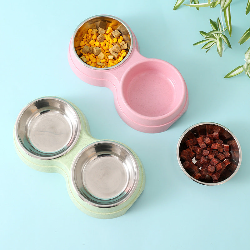 Pet Food and Water Feeder Bowl